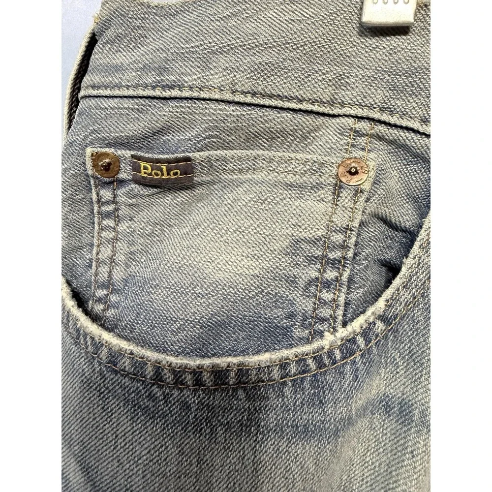 Polo Ralph Lauren Hampton Relaxed Straight Blue Jeans 40x30